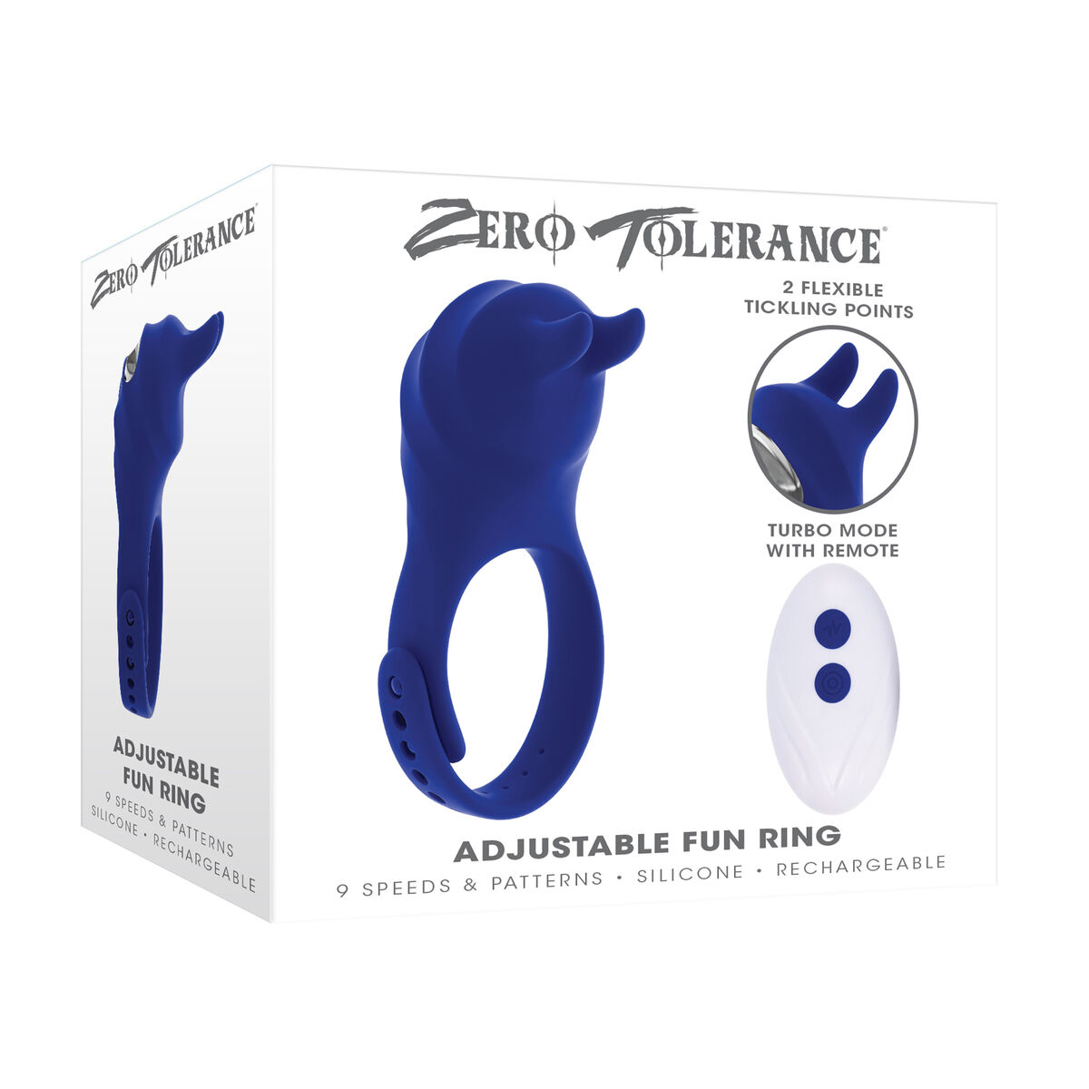 Cock Ring Zero Tolerance Zero Tolerance Blue